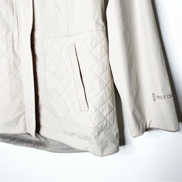 Free Country Women's Cloud Lite Reversible Jacket Beige Taupe Size Small - Picture 3 of 10